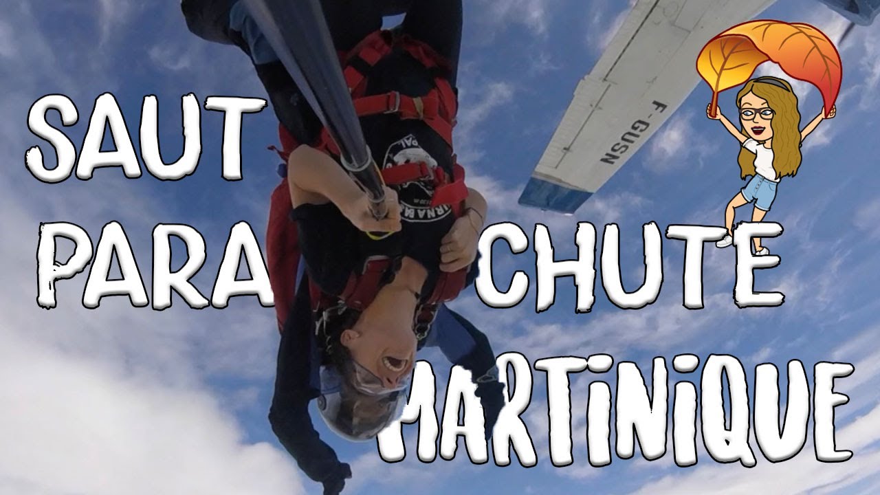 SAUT EN PARACHUTE EN MARTINIQUE AVEC AIR COLIBRI PARACHUTISME #TravelWithManon