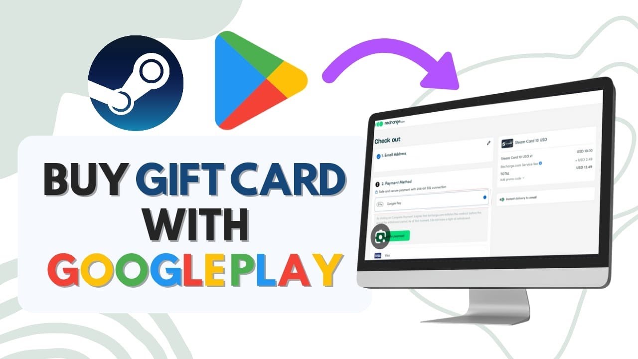 Как купить подарочную карту Steam через GOOGLE PLAY 2024 (легко)