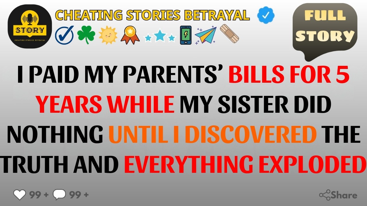 I Paid My Parents’ Bills For 5 Years — When I Stopped, My Sister Exposed Her True Colors