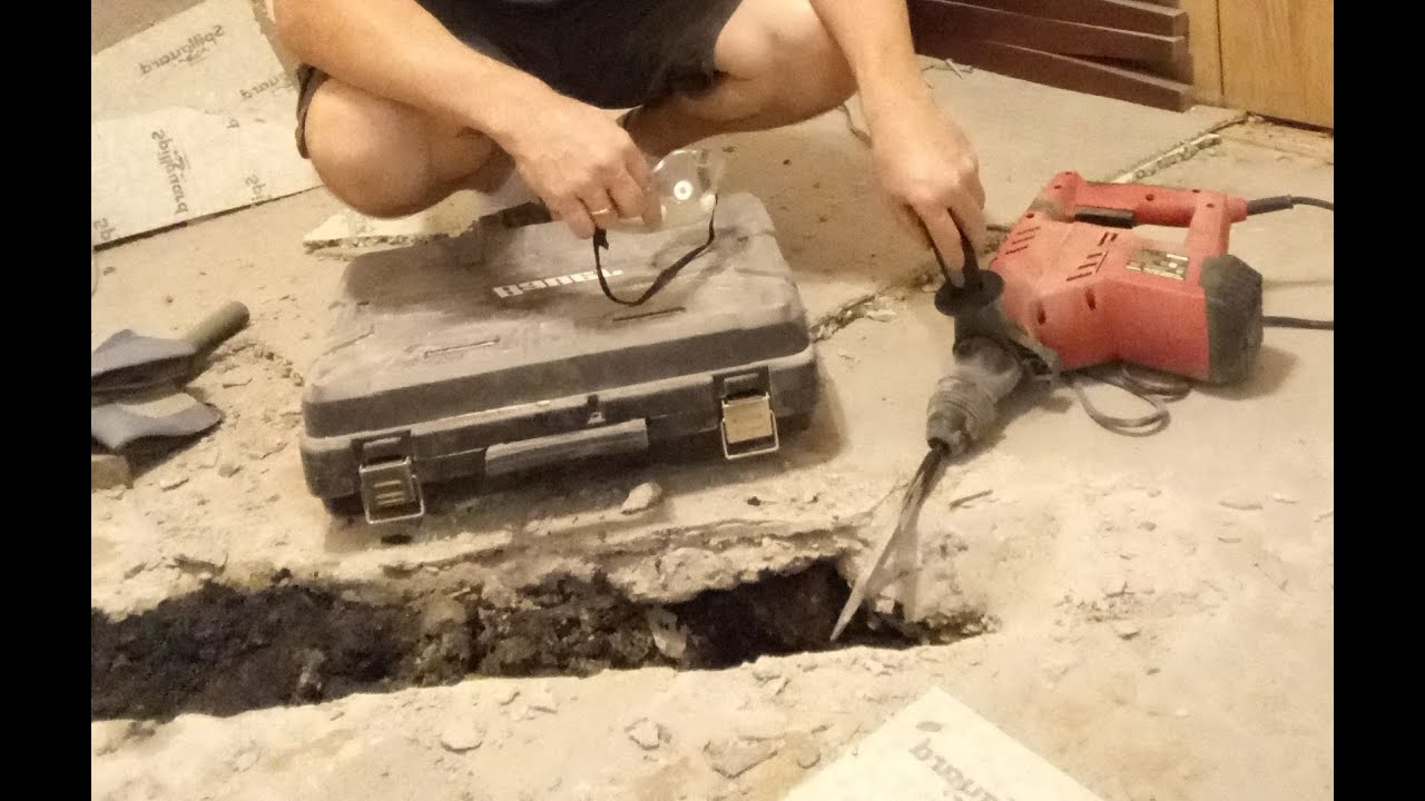 Concrete Slab Drain Repair Under $300