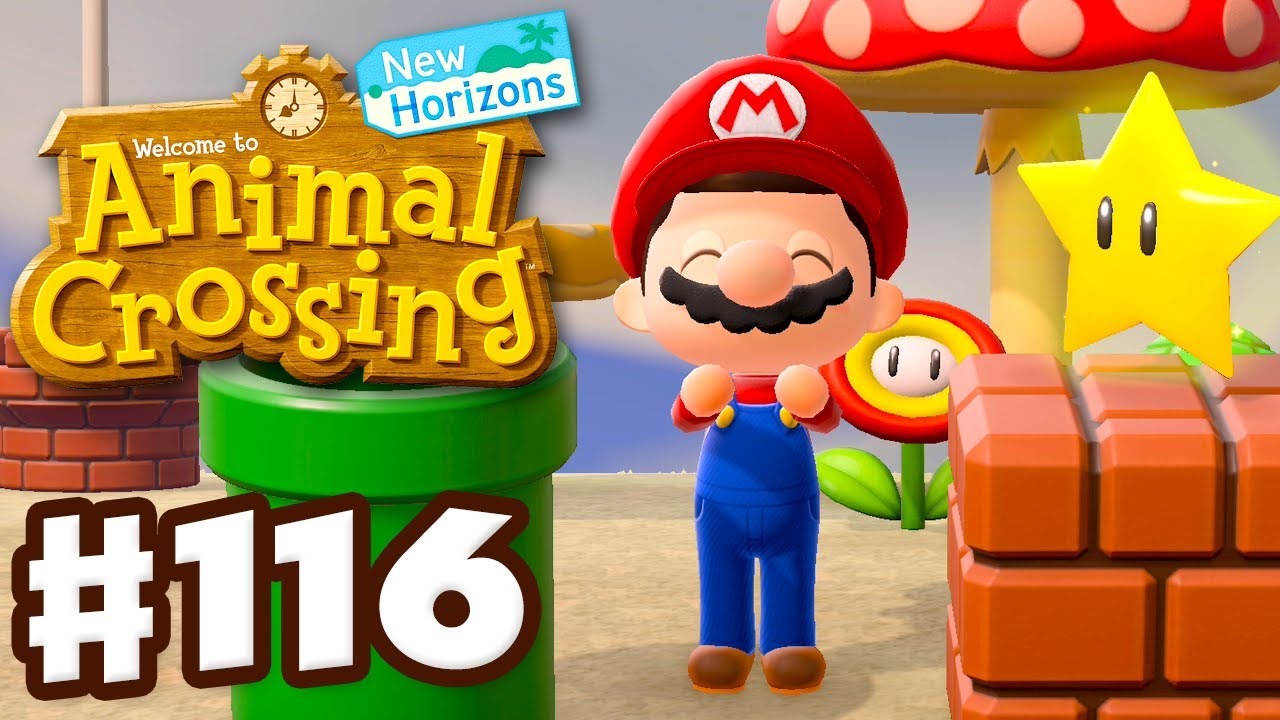 New Mario Items! - Animal Crossing: New Horizons - Gameplay Part 116