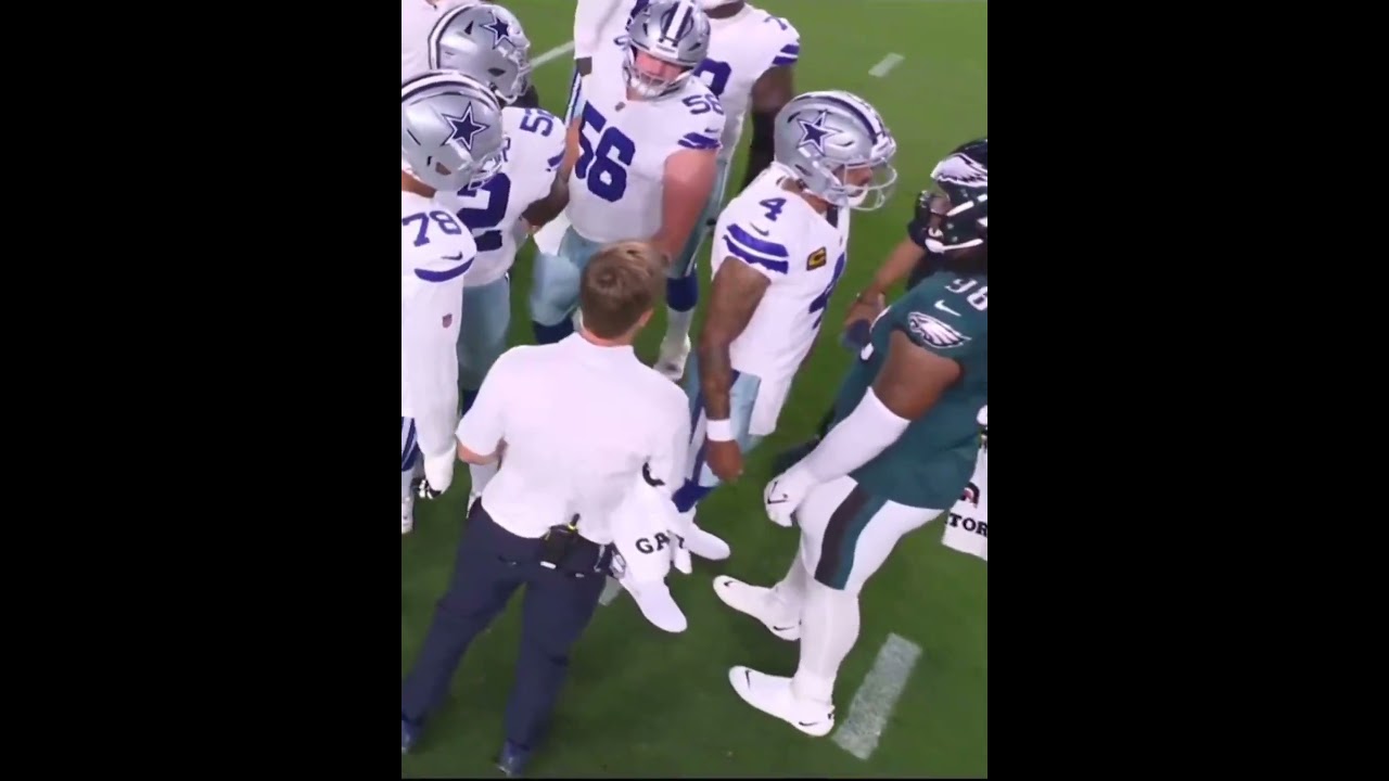 Jalen Carter has been EJECTED spitting on Dak Prescott 