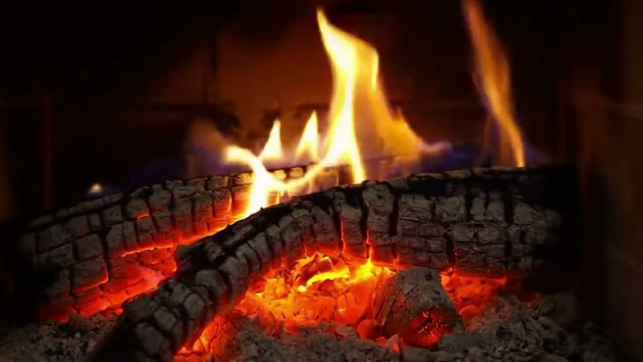 Romantic Fireplace Ambience | 1 Hour of Cozy Soul Music & Crackling Fire