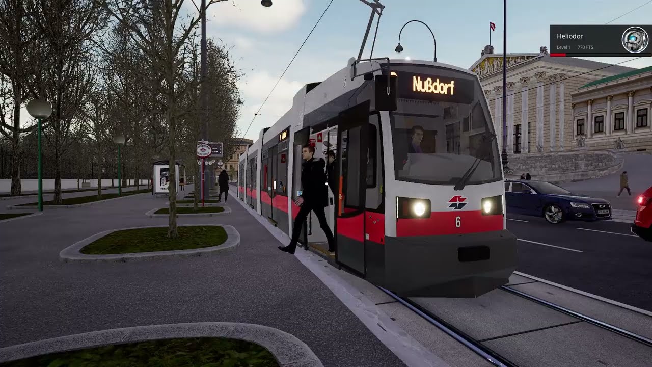 TramSim Wien - Fahren auf der Linie D / Jazda linią D / Driving line D