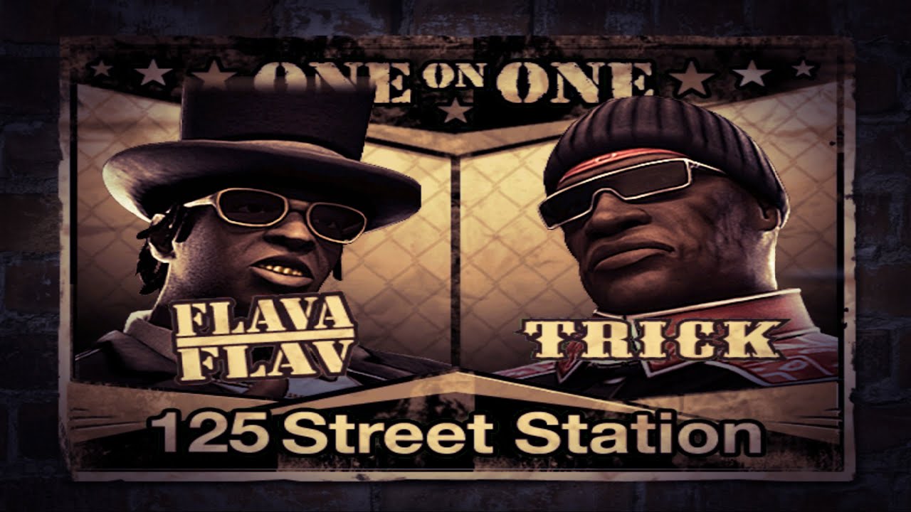 Def Jam Fight For NY Flava Flav VS Trick | 4K | PC