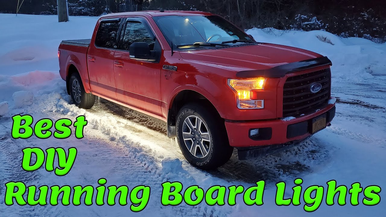 Easy DIY Running Board Lights On Ford F-150's