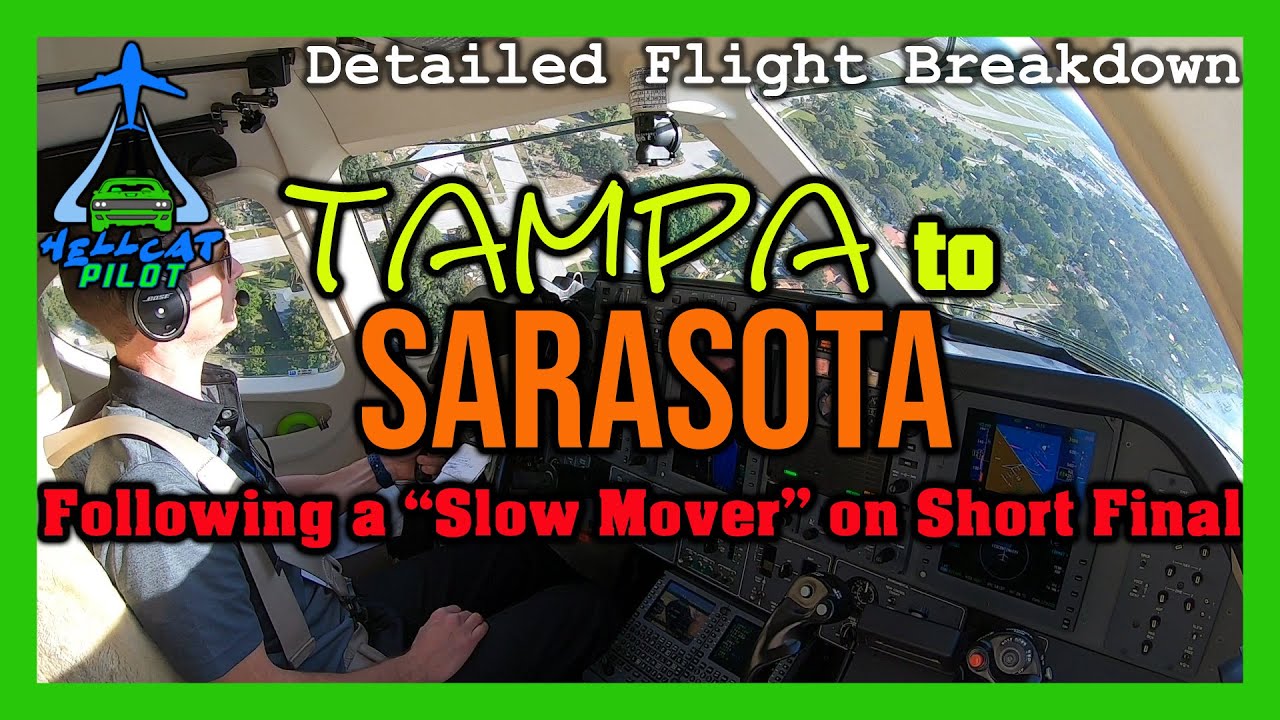Tampa to Sarasota- Single Pilot Jet: Detailed Flight Training Breakdown