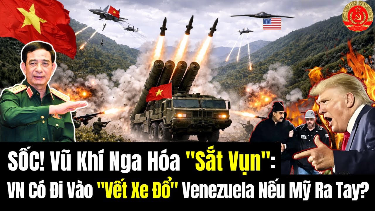 🔴[TRỰC TIẾP] SỐC! Vũ Khí Nga Hoá "Sắt Vụn": VN Có Đi Vào "Vết Xe Đổ" Venezuela Nếu Mỹ Ra Tay?