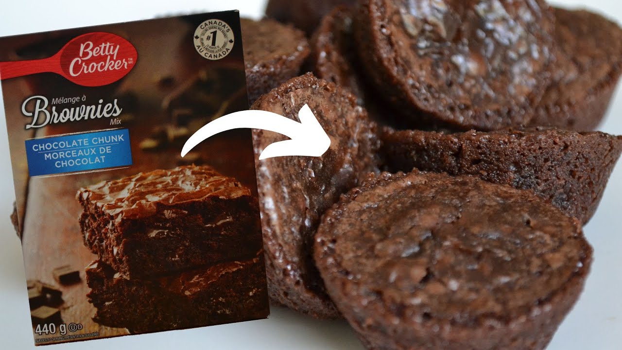 Легкие кусочки шоколадного брауни с Бетти Крокер