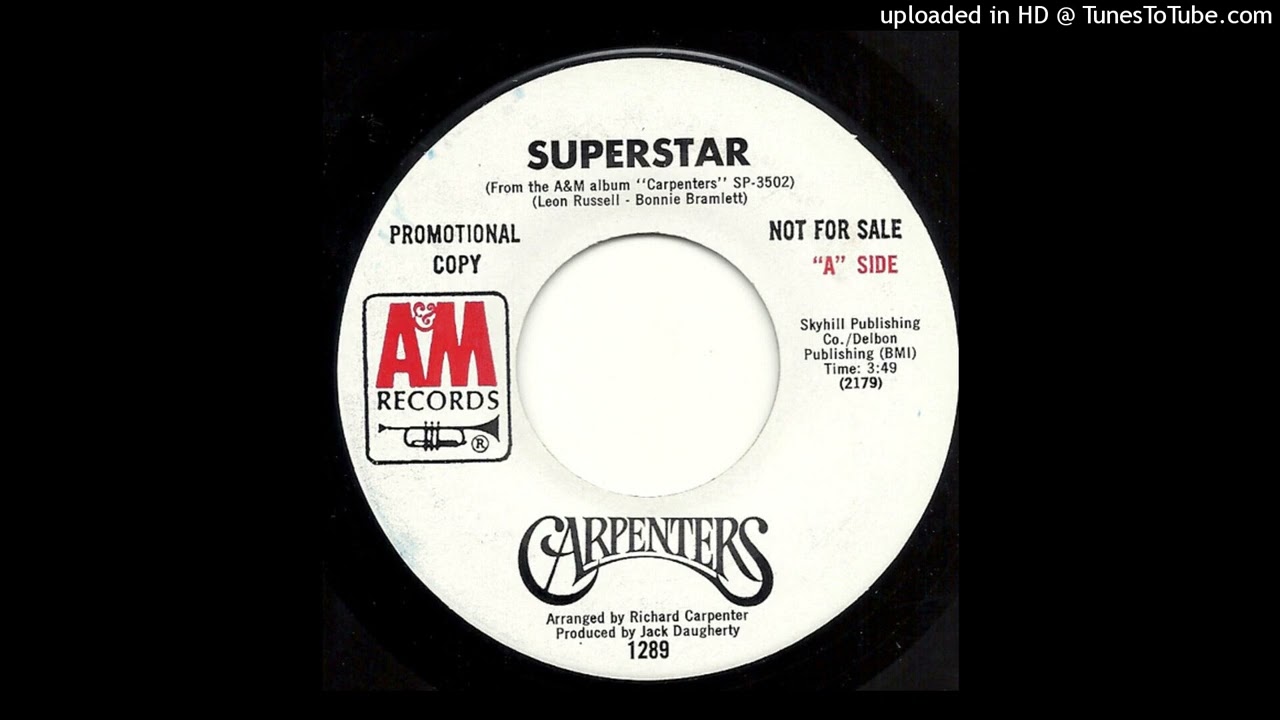Superstar - Carpenters (1971) High Pitched!