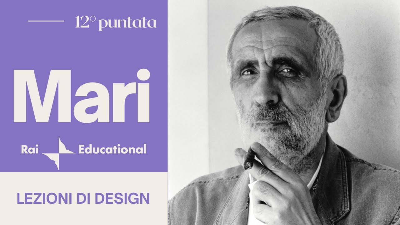Il caso Enzo Mari con Enzo Mari | Rai 12° lezione