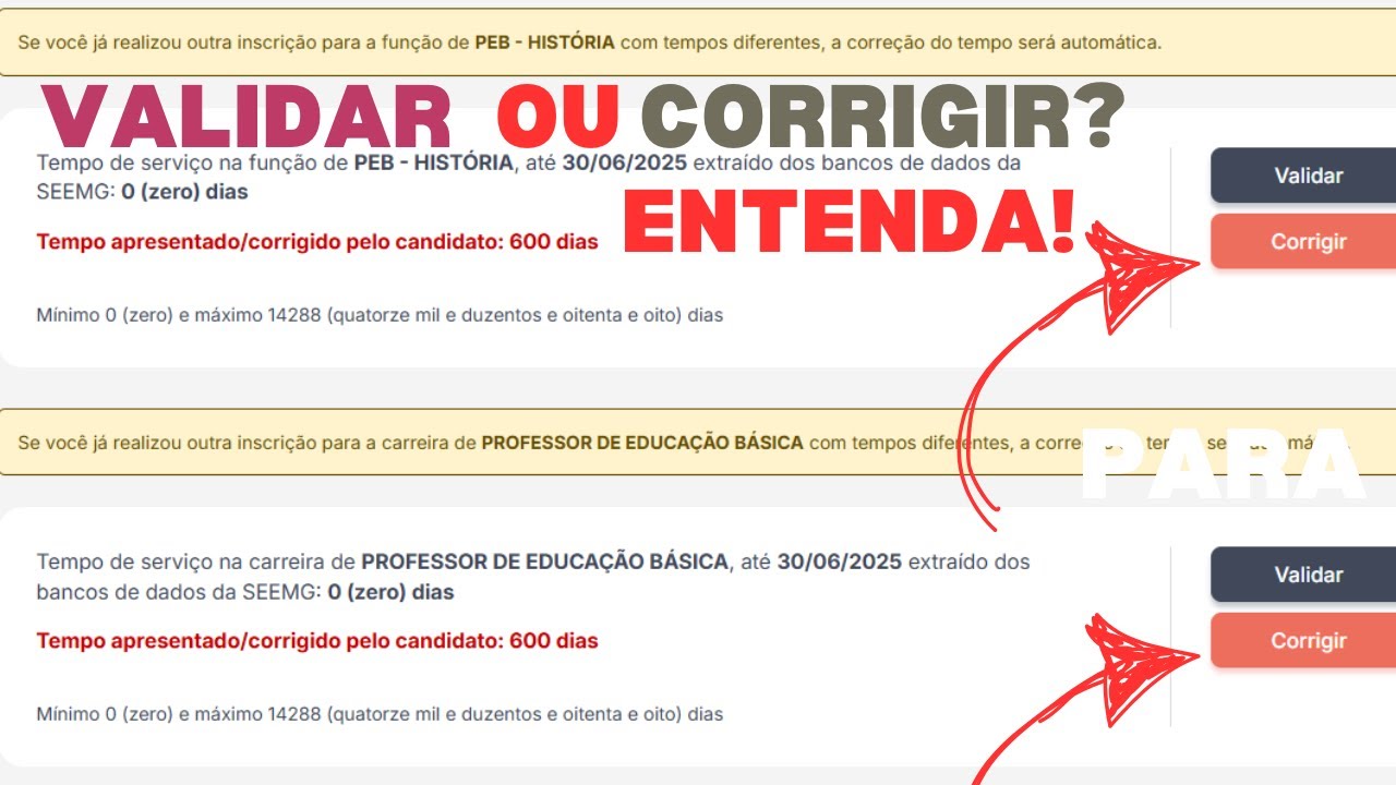 Alterar ou corrigir o tempo de serviço? Entenda!