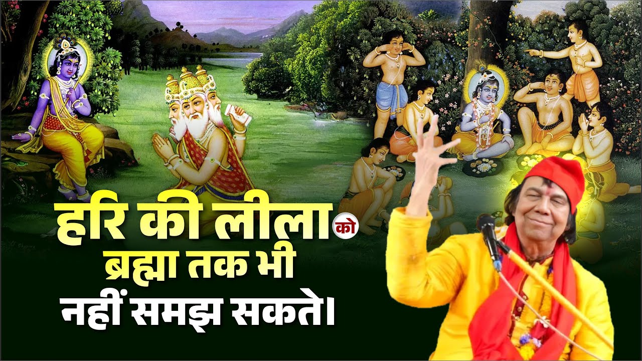 हरि की लीला को ब्रह्मा तक भी नहीं समझ सकते । Shri Ghanshyam Das Ji Maharaj