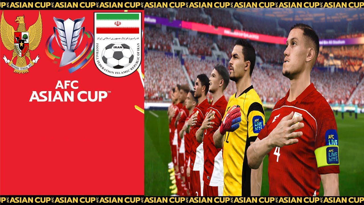 INDONESIA VS IRAN | KNOCK OUT ROUND AFC ASIAN CUP 2027 | PES 2021 PC