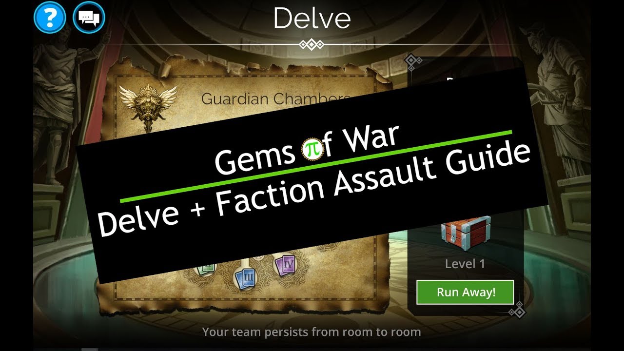 Gems of War  | Delve and Faction Assault Guide