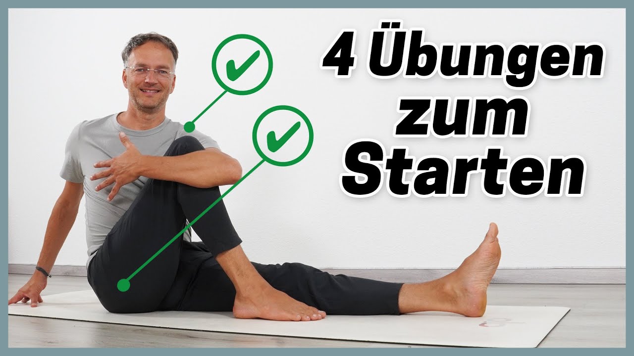 Yoga f&uuml;r ANF&Auml;NGER - Die 4 besten &Uuml;bungen zum Starten