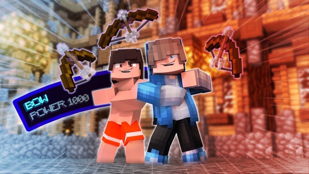 GÜÇ 1000 YAY İLE  TROLLEDİM !! - CACAT ÇILDIRDI -minecraft sonoyuncu skywars