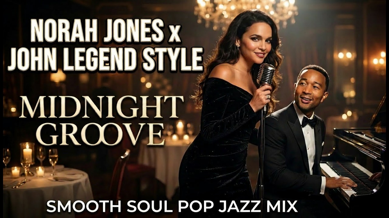 Norah Jones x John Legend Style - MIdnight Groove 🎶 | Smooth Soul Pop Jazz Mix 2026