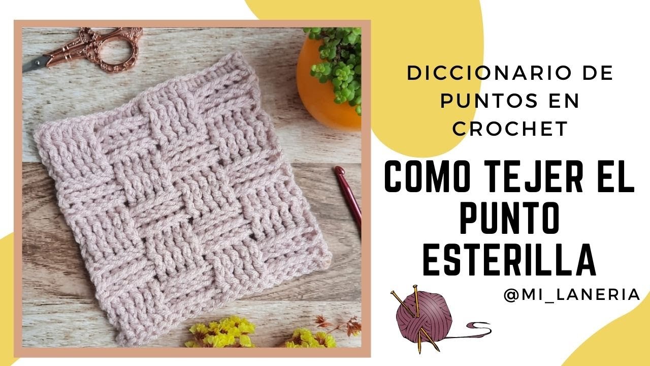 Cómo Tejer el punto esterilla a crochet