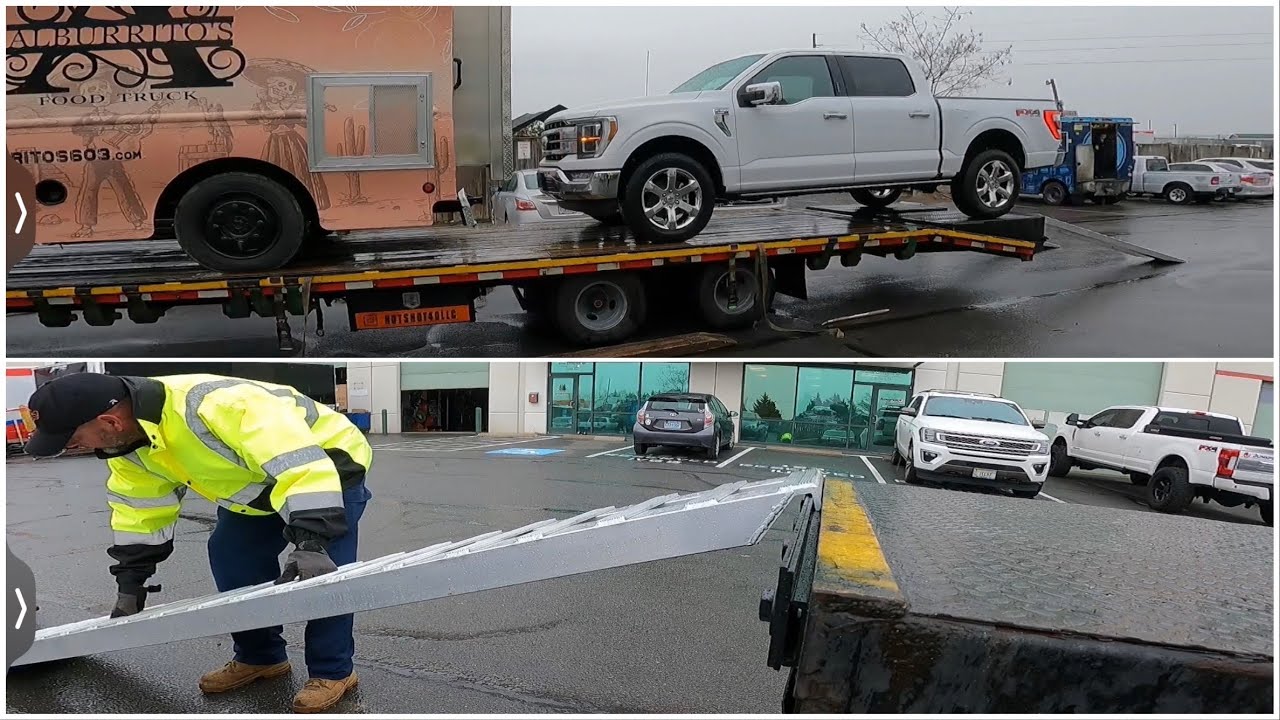 #Hotshot40LLC | Gator Trailer | First time using 10’ ramps with mega ramp