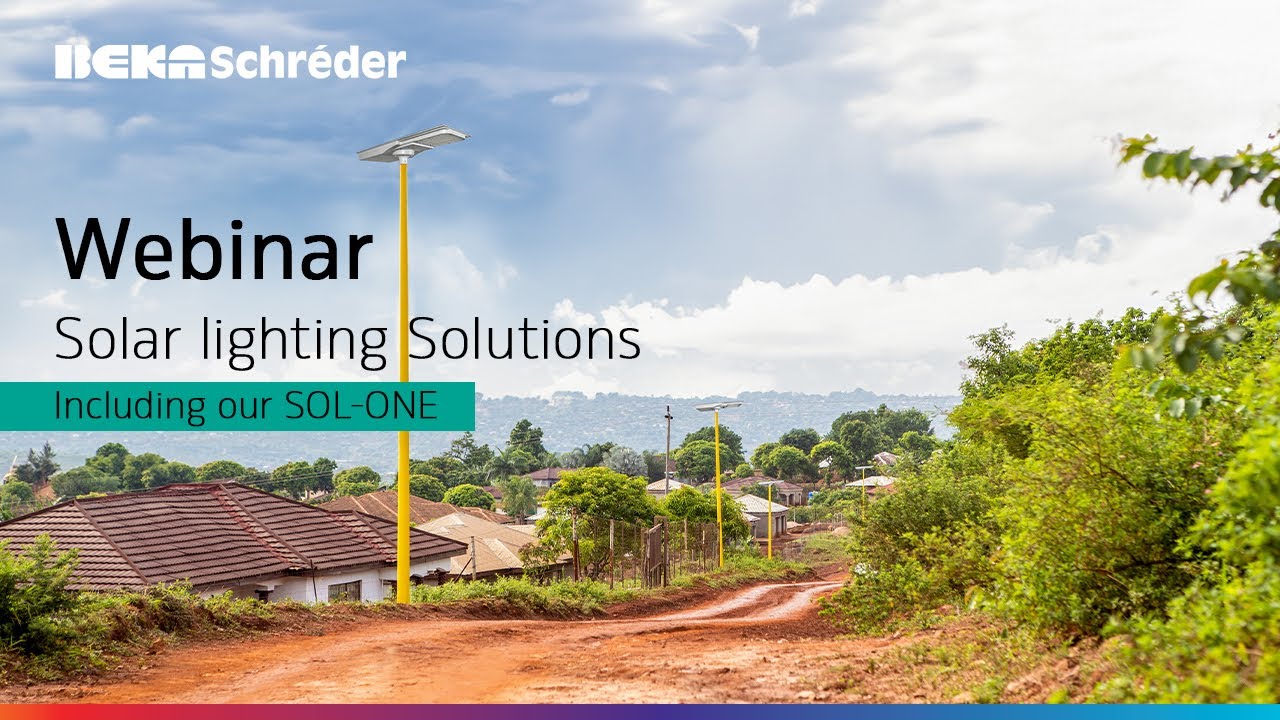 SOLAR Webinar Part 1: Solar Lighting Solutions including our SOL-ONE