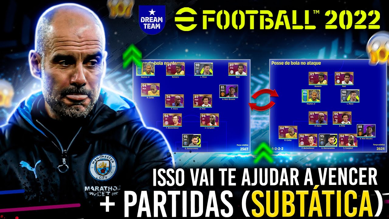 🎮😱 ENTENDA TUDO SOBRE A SUBTÁTICA | ISSO PODE TE AJUDAR A VENCER PARTIDAS | DREAM TEAM EFOOTBALL 23