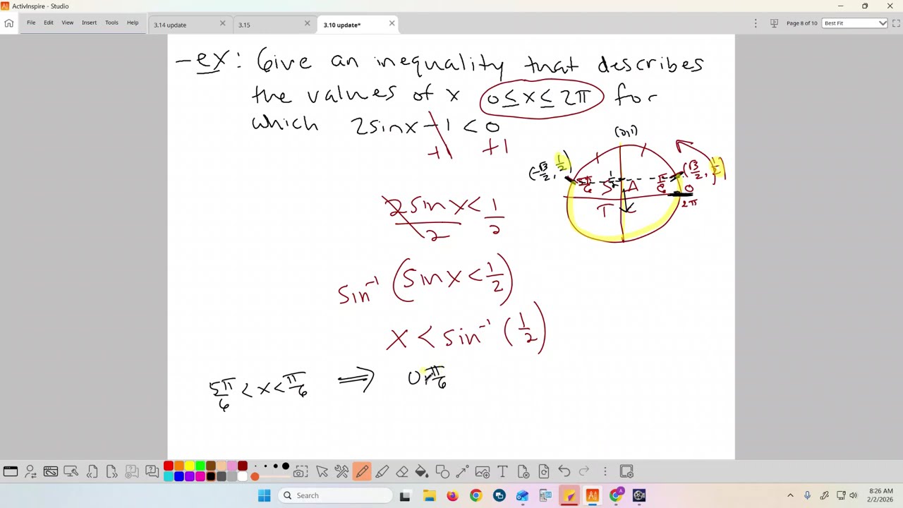 AP Precalculus 3.10B - Trigonometric Equations & Inequalities