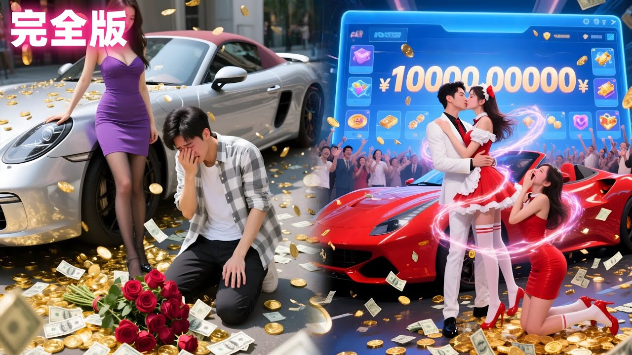 貧乏若者、妻嫌われ、キャッシュバックシステム起動、システム10億ドル報酬授かり、美女娶り、元妻後悔した。