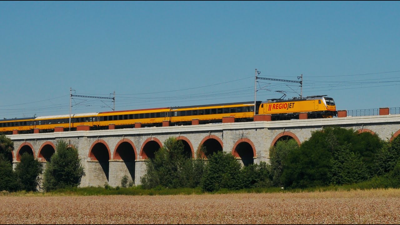 Vlaky Jezernické viadukty 30.7.2021