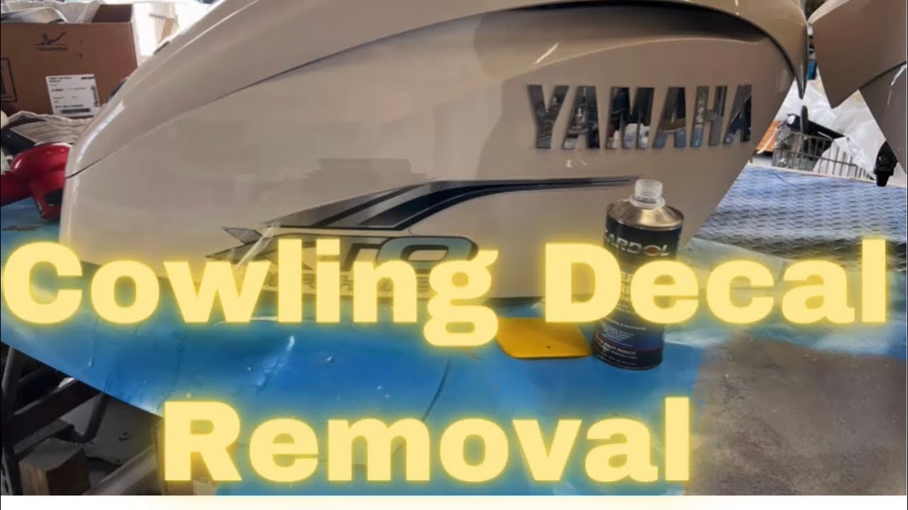 COWLING DECAL REMOVAL