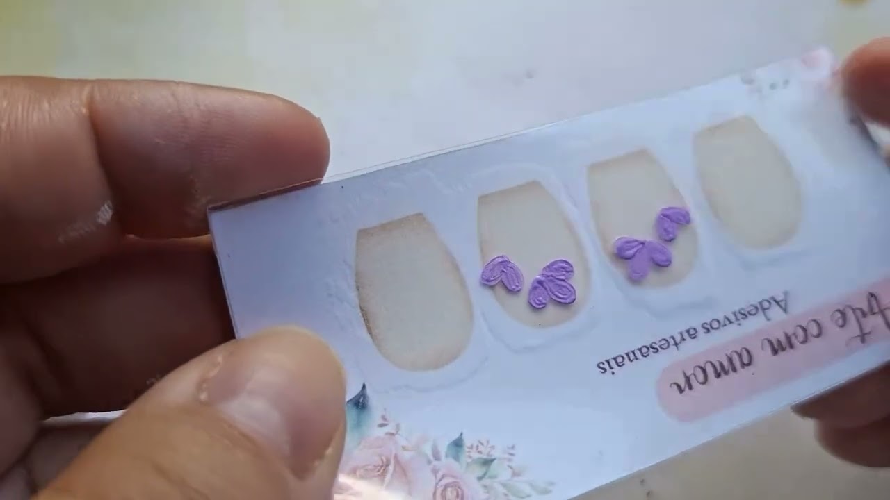 Adesivos de unhas - Modelinho 36 (Flores e ramos)