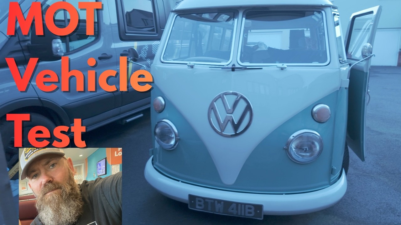 Our Volkswagen Splitscreen Campervan MOT and seats out