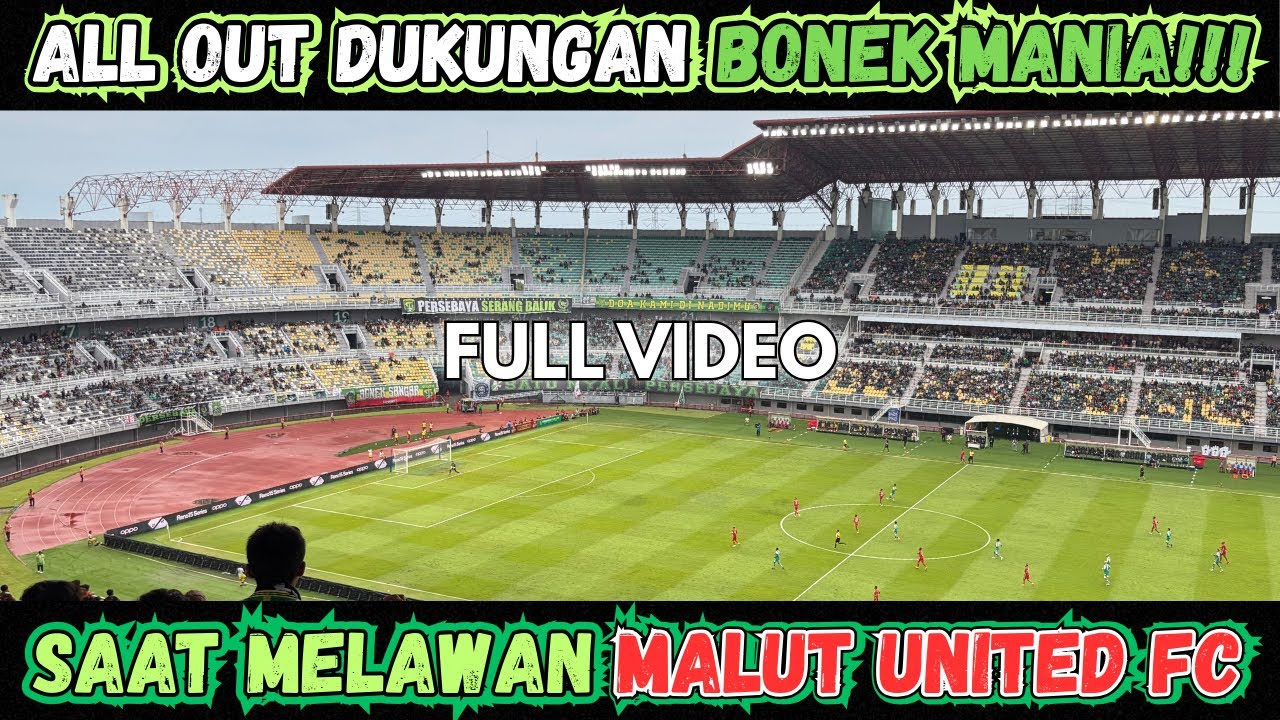 MALUT UNITED KALAH DI SURABAYA !!! FULL AKSI TERROR SUPORTER PERSEBAYA BONEK MANIA || 10/01/2026
