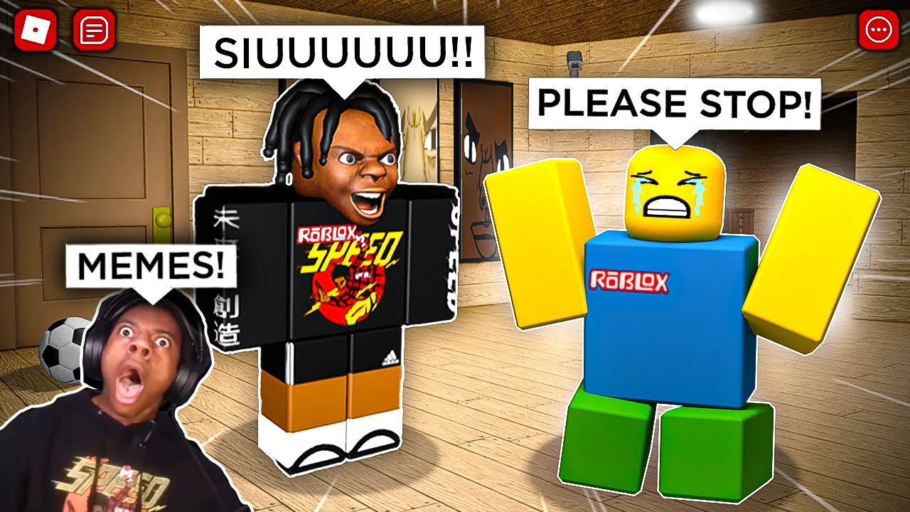 ROBLOX Weird Strict IShowSpeed ​​СМЕШНЫЕ МОМЕНТЫ (МЕМЫ)⚡