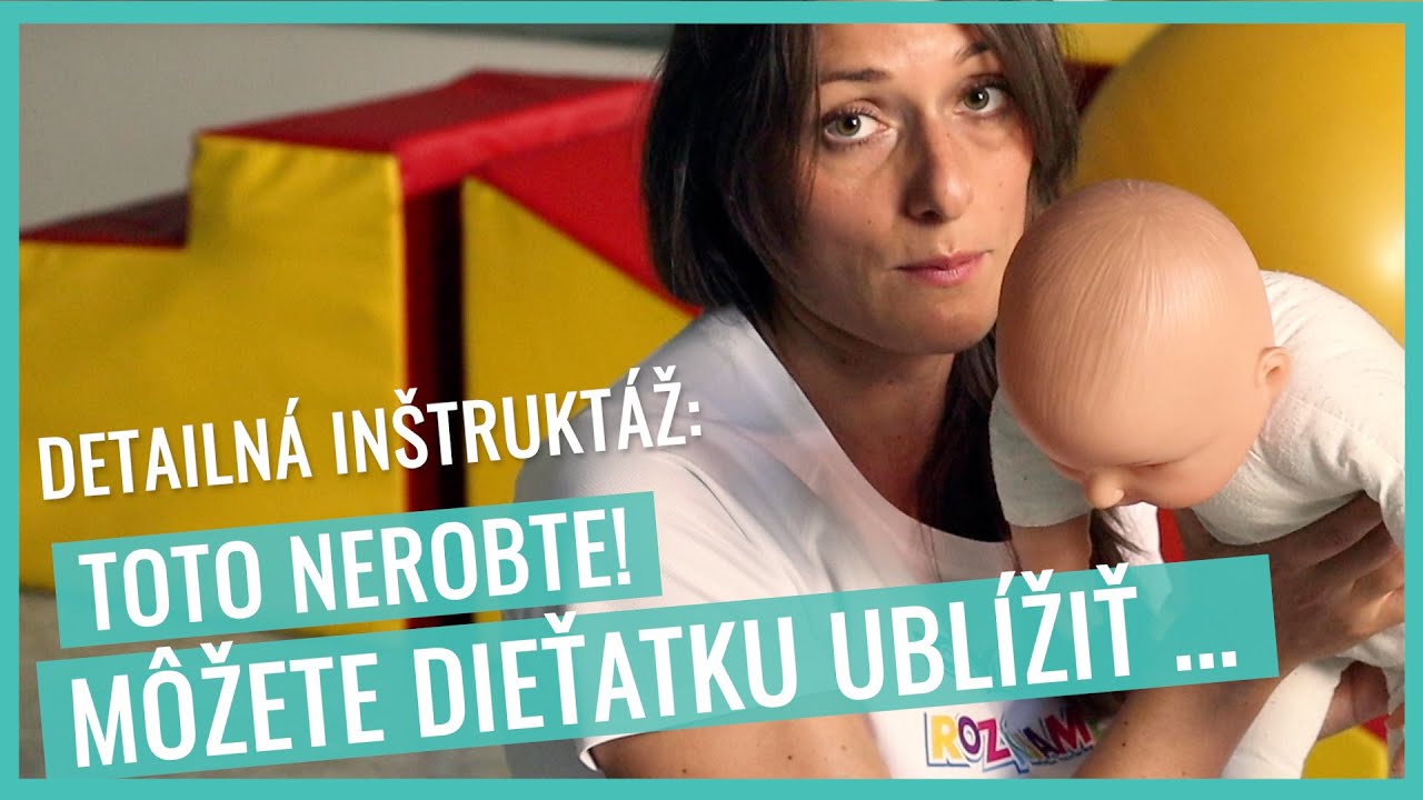 Ako SPRÁVNE MANIPULOVAŤ s bábätkom? | (0-12 mesiacov) | #vyvojdietata