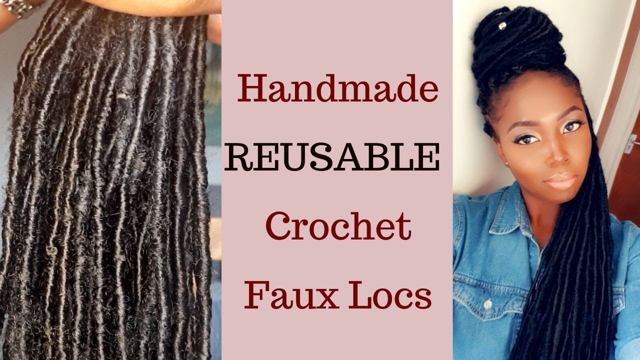 SHE CHANGED THE GAME 😲😳😮: HOW TO PRE-MAKE REUSABLE CROCHET FAUX LOCS/ DIY/ PROTECTIVE STYLING/BRAIDS