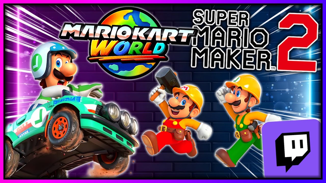 🟣 Mario Kart World & Super Mario Maker 2 mit euch! | Twitch Stream vom 10.11.2025