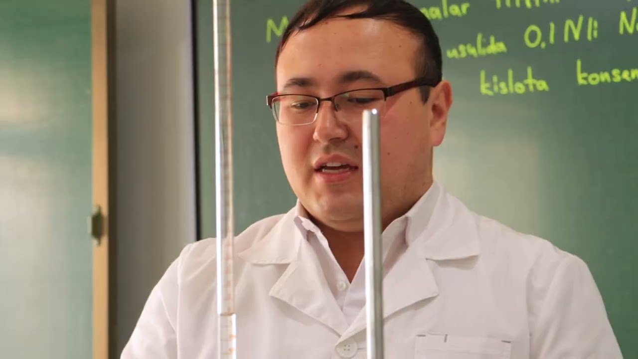 Eritmalar titrini aniqlash. #titrlash #chemistry #kimyo #tutorial