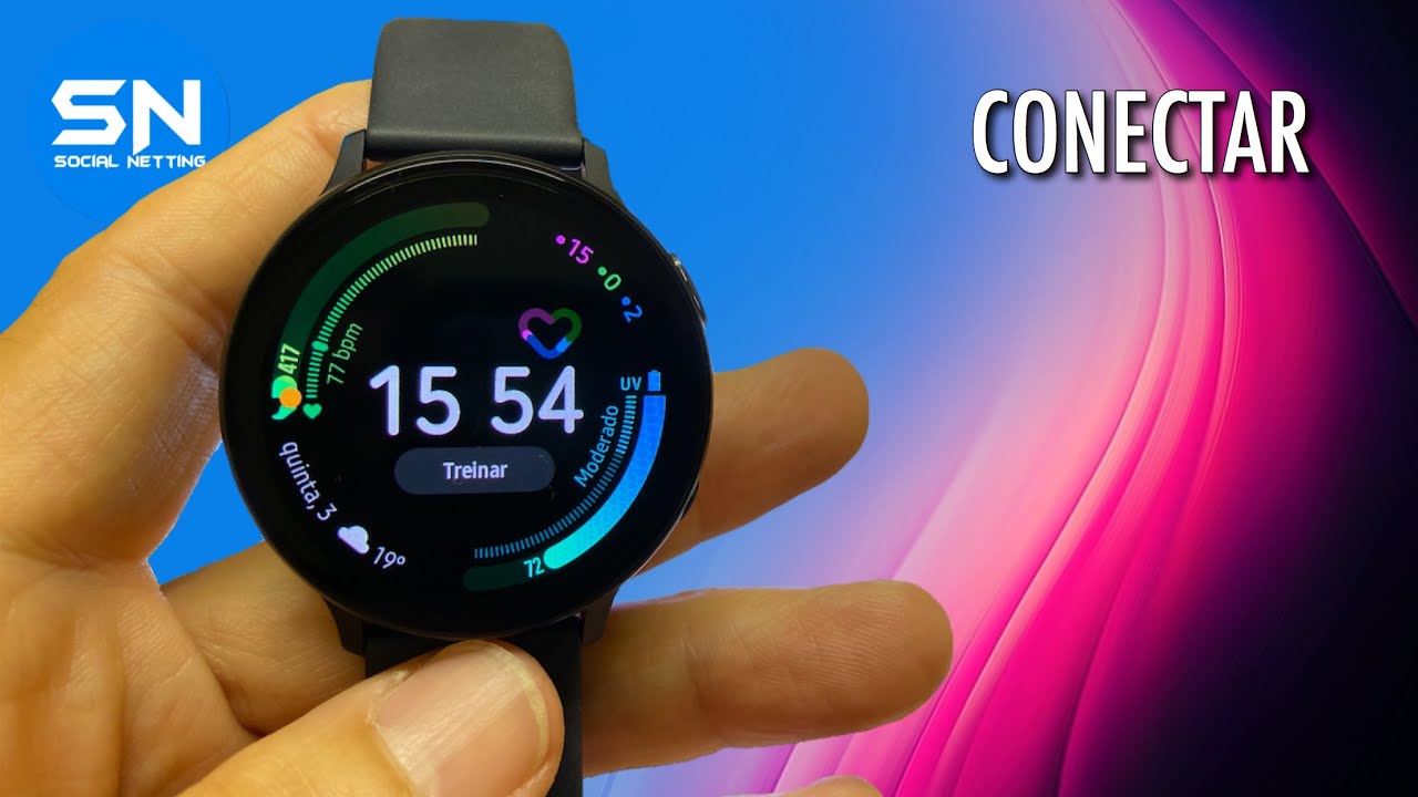 Como ligar o Galaxy Watch Active 2 Portugues ao celular