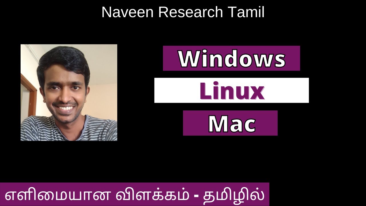 Windows Linux Mac | Desktop & Server | Types of OS | Explained In Tamil