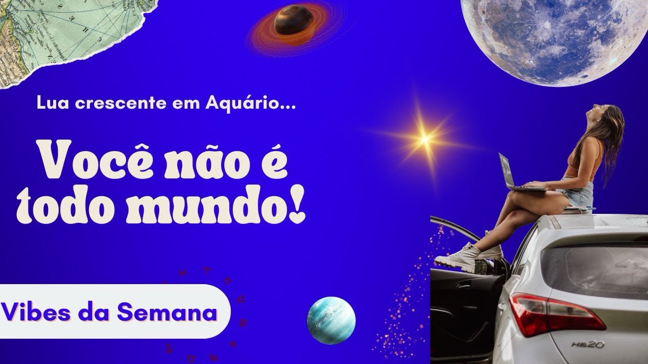 Lua Crescente em Aqu&aacute;rio - Assumir riscos ⚡️