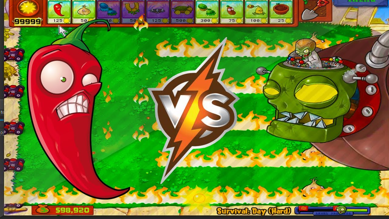 Plants vs Zombies HACK Gameplay! - Unlimited Jalapenos VS Dr.Zomboss! (PVZ Hack!)