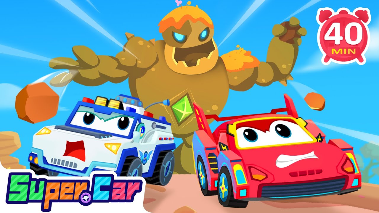小心巨石怪⚠️🪨👹🌲 + 更多汽車兒歌🎵 | 交通工具🚗 | 熱門TOP🔥 | 兒歌🎶 | 動畫📺 | 超級汽車兒歌🚙 | 超級汽車