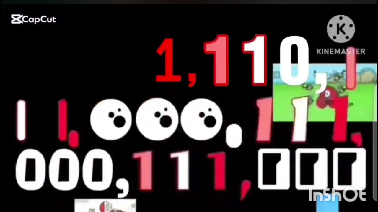 Binary numbers 0 to 2^39 with sounds