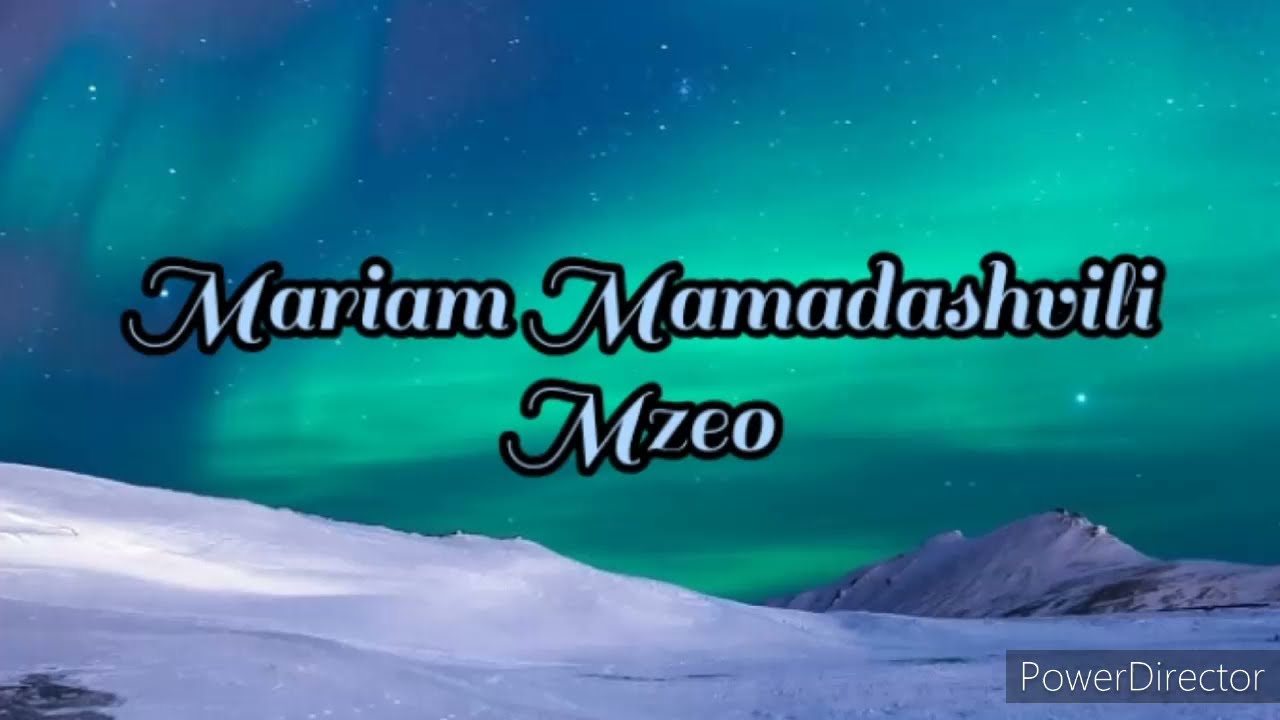 🇬🇪 Mariam Mamadashvili - Mzeo (JESC 2016 Georgia)