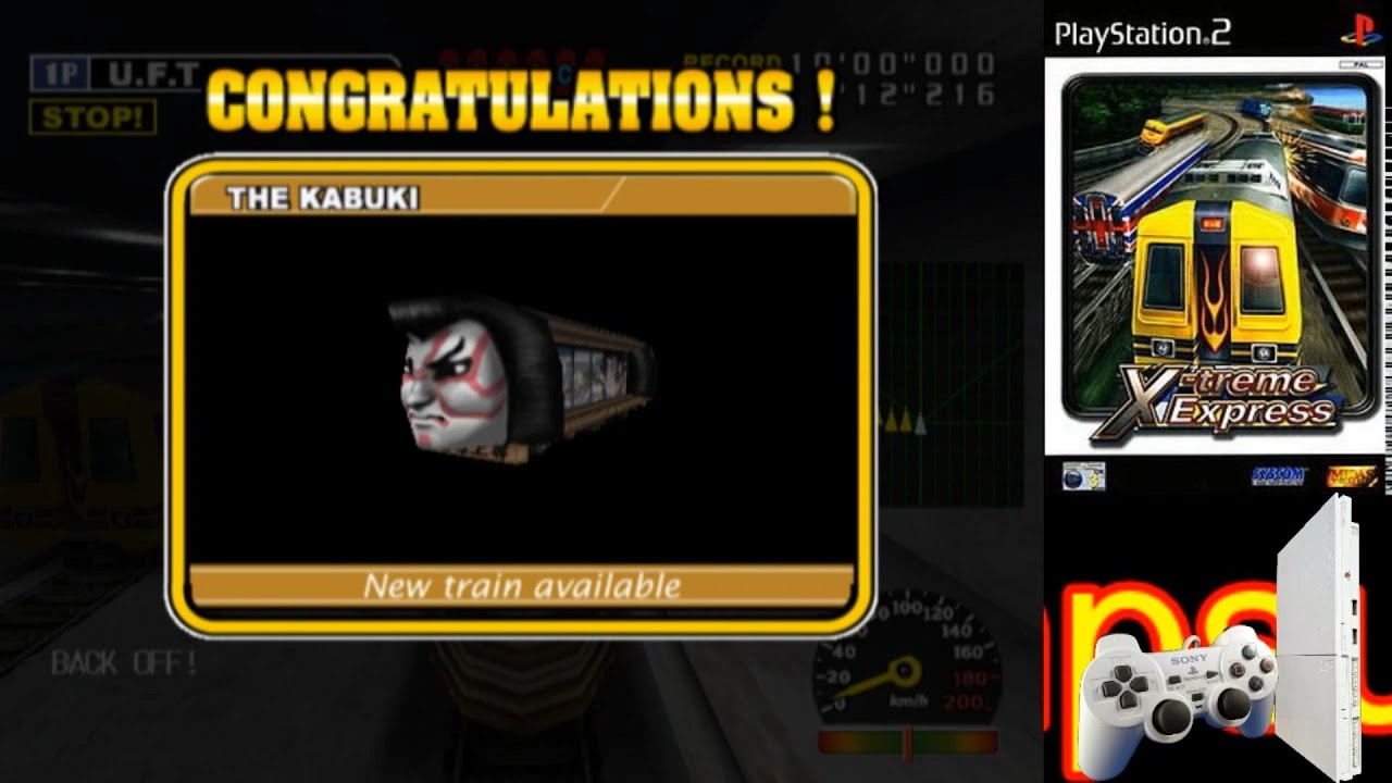 PS2 - X-Treme Express - Desbloqueando Trens #4 - Cityscape (Argentina-S, Korea-S e The Kabuki)