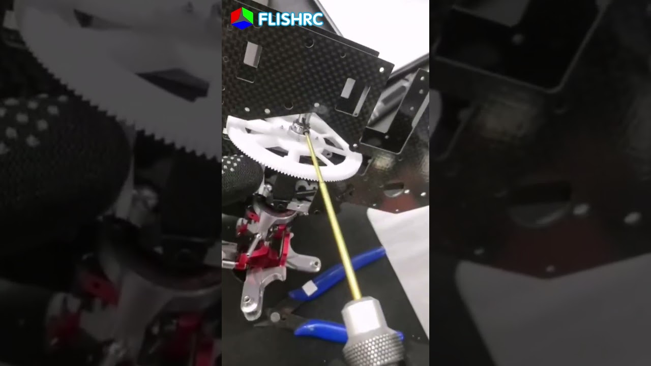 FLISHRC 450级直升机主齿轮安装教程