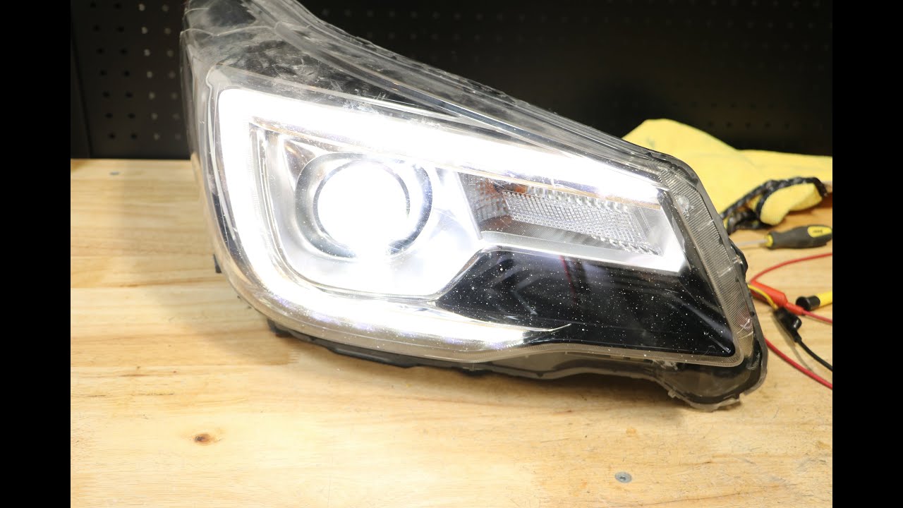 2017-2018 Subaru Forester LED Headlight Disassembly