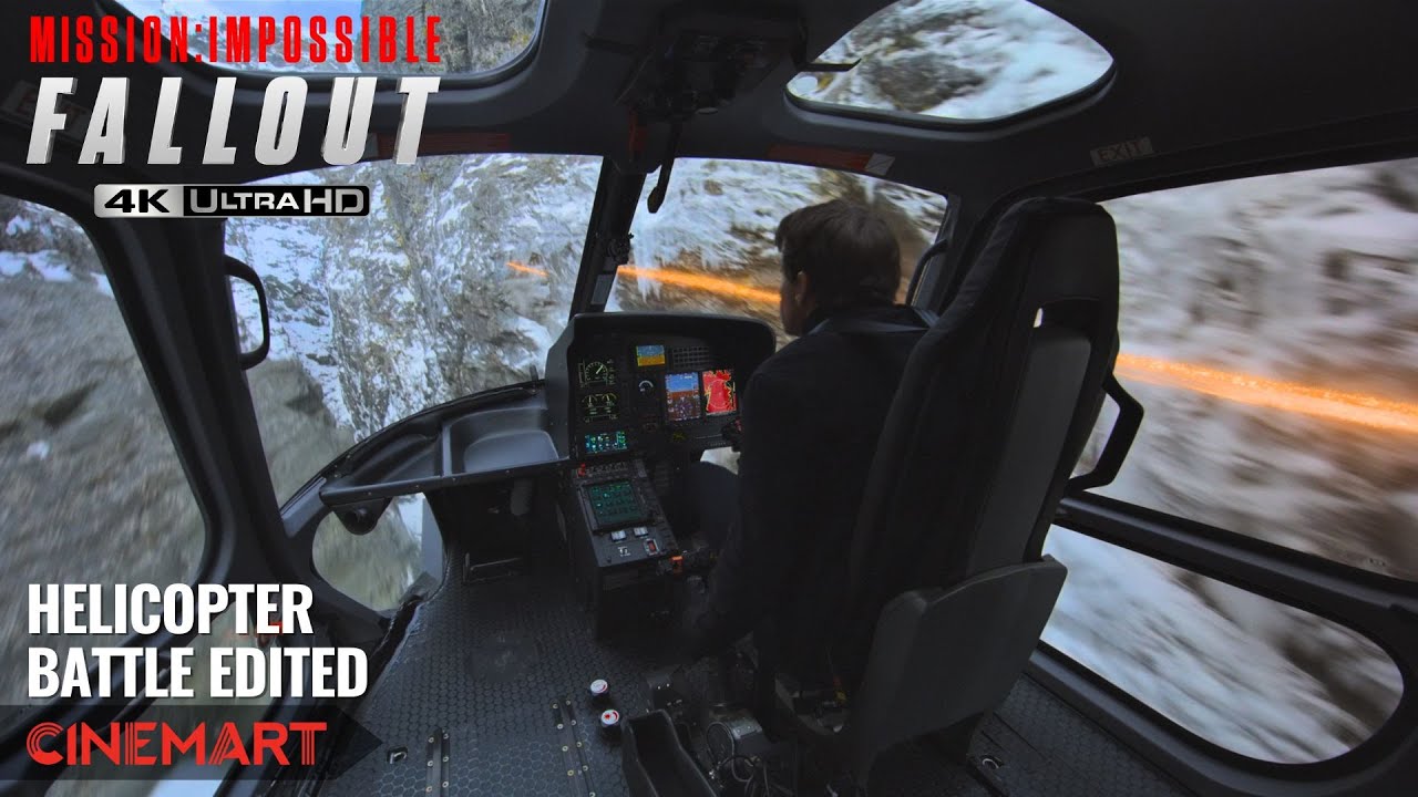 MISSION: IMPOSSIBLE - FALLOUT (2018) | Helicopter Battle & Chase Scene EDITED 4K UHD