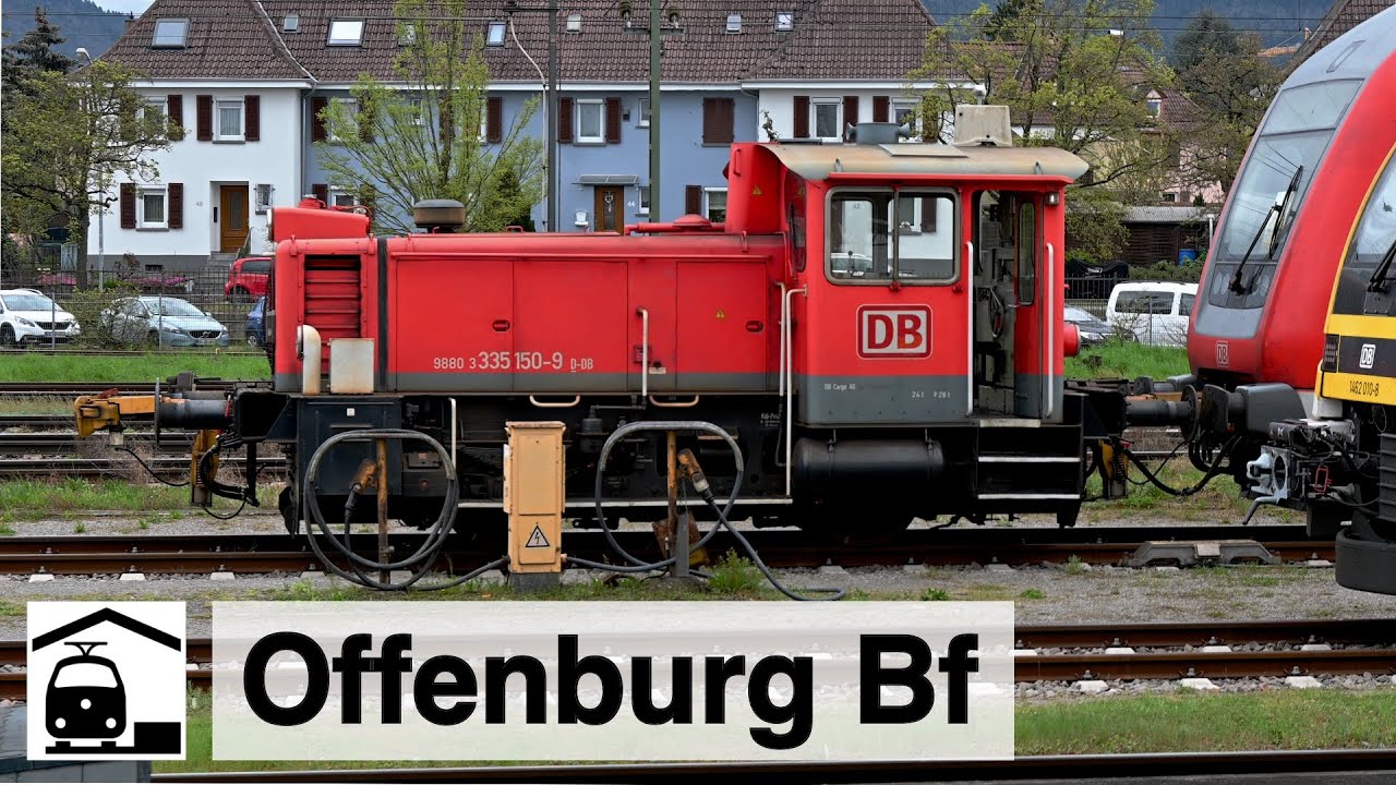 Bahnhofsrundgang Offenburg 2023 – Teil 2; feat. Köf 335 150